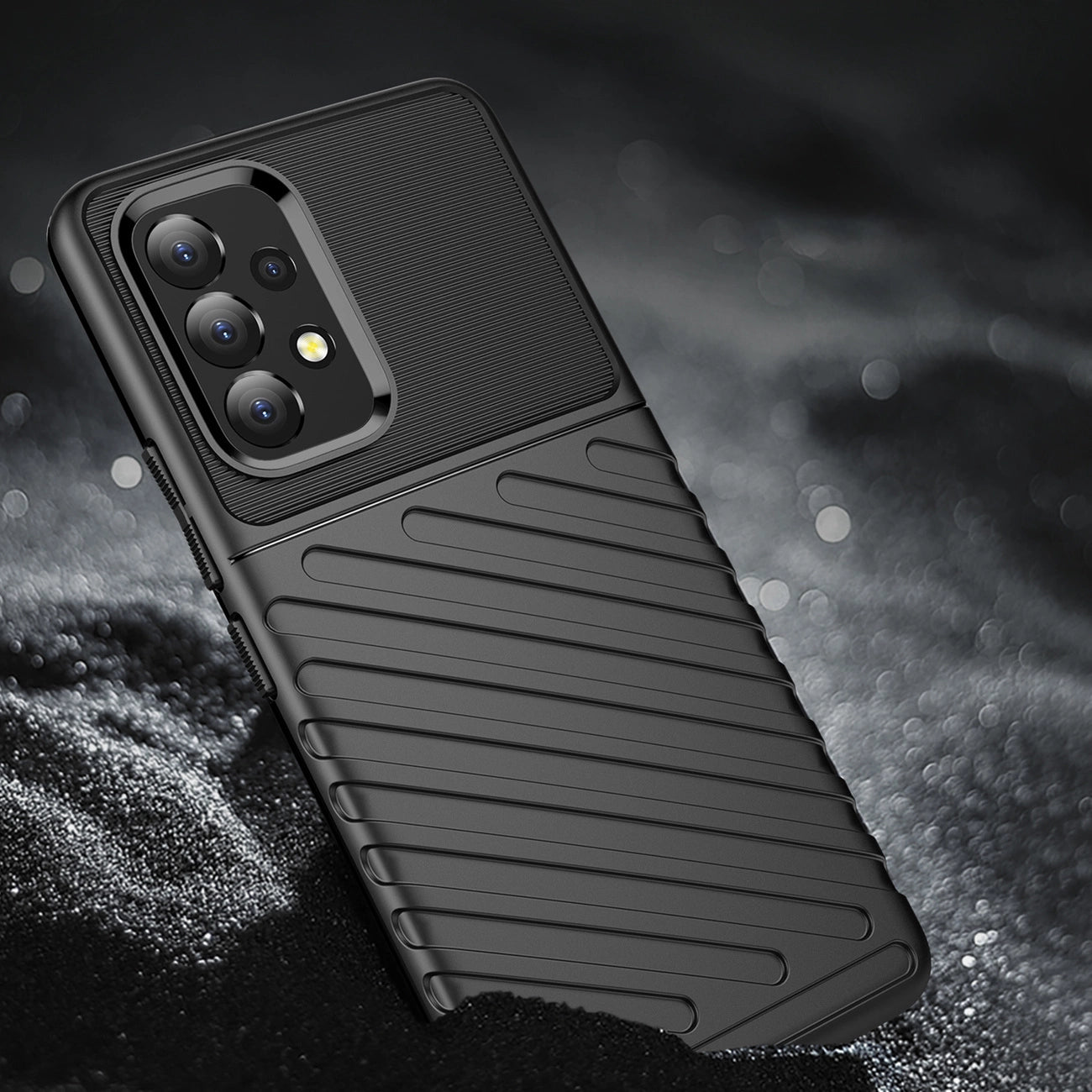 Thunder Case flexible armored cover for Samsung Galaxy A53 5G black_4