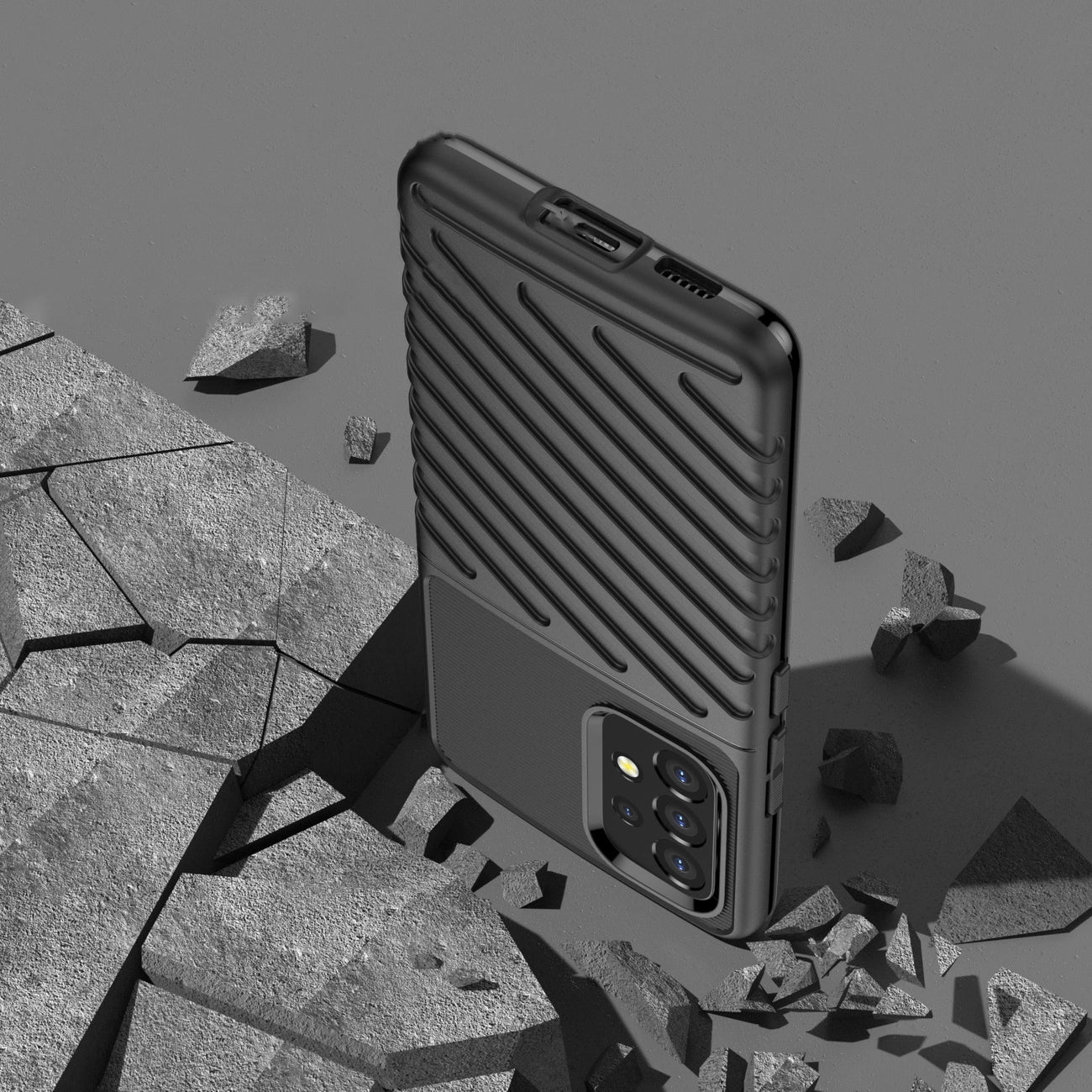 Thunder Case flexible armored cover for Samsung Galaxy A53 5G black_6