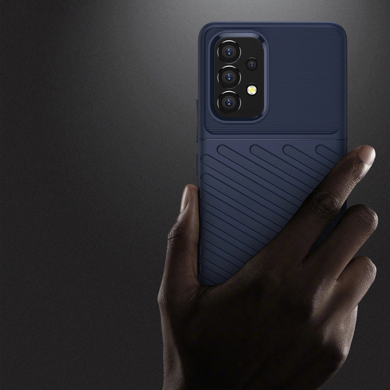 Thunder Case flexible armored cover for Samsung Galaxy A53 5G blue_2