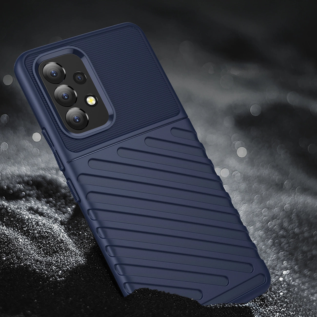 Thunder Case flexible armored cover for Samsung Galaxy A53 5G blue_4
