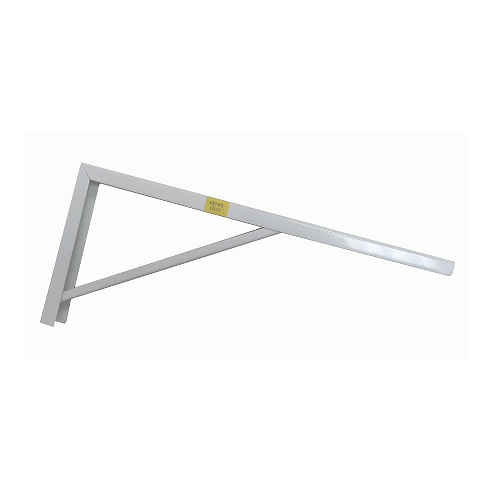 Esquadro de aço branco robusto 18x40cm edm_0