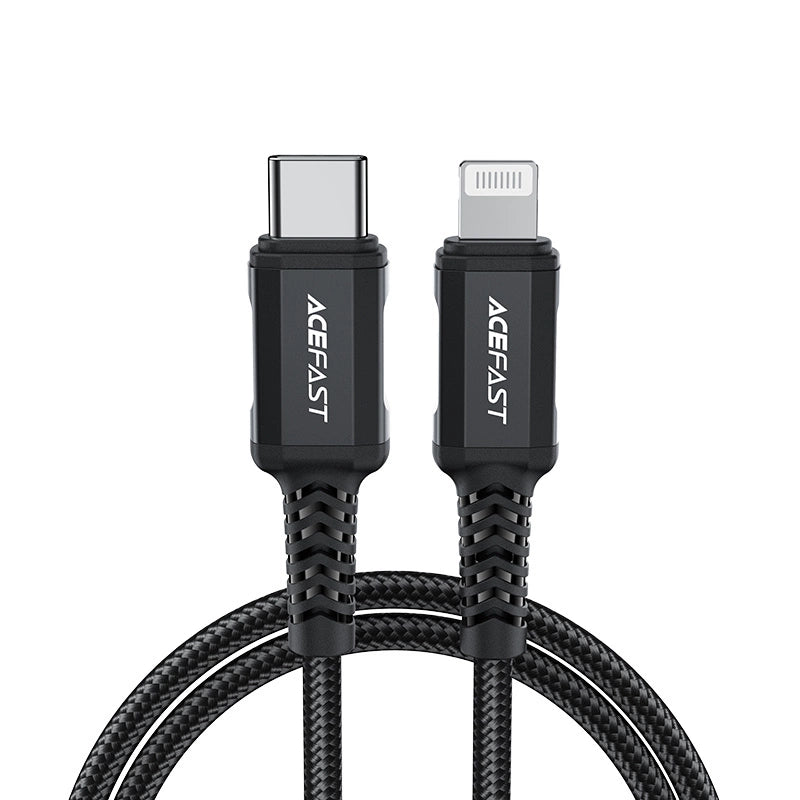 Acefast C4-01 Lightning - USB-C PD cable 30W 3A 480Mb/s 1.8m - black_0