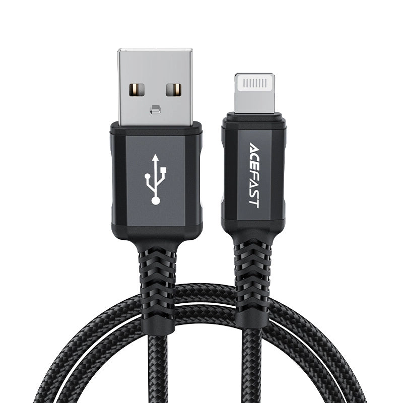 Acefast MFI USB - Lightning cable 1.8m, 2.4A black (C4-02 A Black)_2
