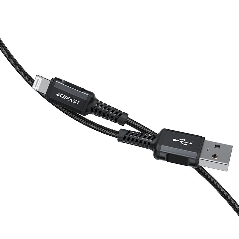 Acefast MFI USB - Lightning cable 1.8m, 2.4A black (C4-02 A Black)_3