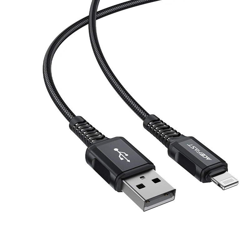 Acefast MFI USB - Lightning cable 1.8m, 2.4A black (C4-02 A Black)_5