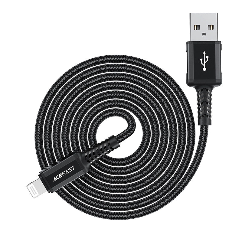Acefast MFI USB - Lightning cable 1.8m, 2.4A black (C4-02 A Black)_8