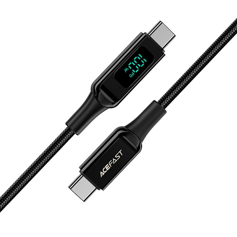 Acefast C6-03 Black USB-C - USB-C PD QC cable 100W 5A 480Mb/s 2m - black_2