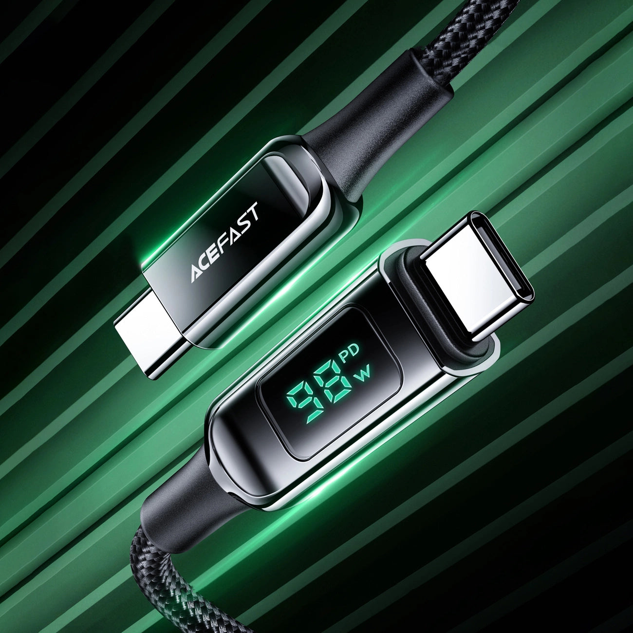 Acefast C6-03 Black USB-C - USB-C PD QC cable 100W 5A 480Mb/s 2m - black_6