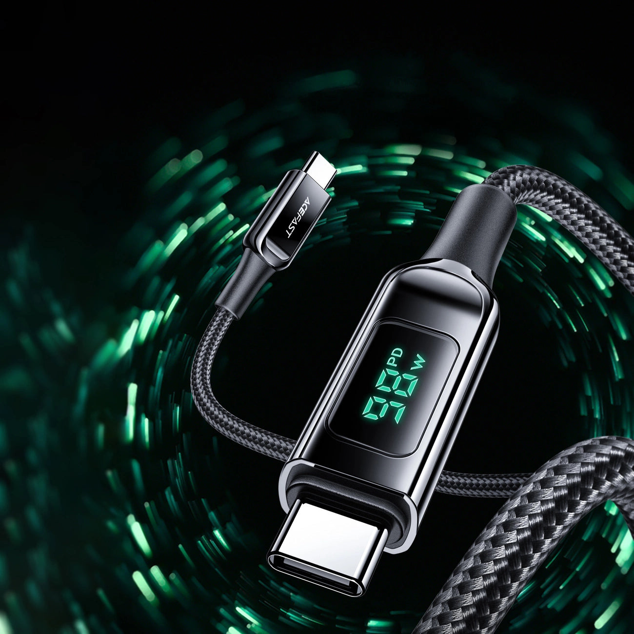 Acefast C6-03 Black USB-C - USB-C PD QC cable 100W 5A 480Mb/s 2m - black_8