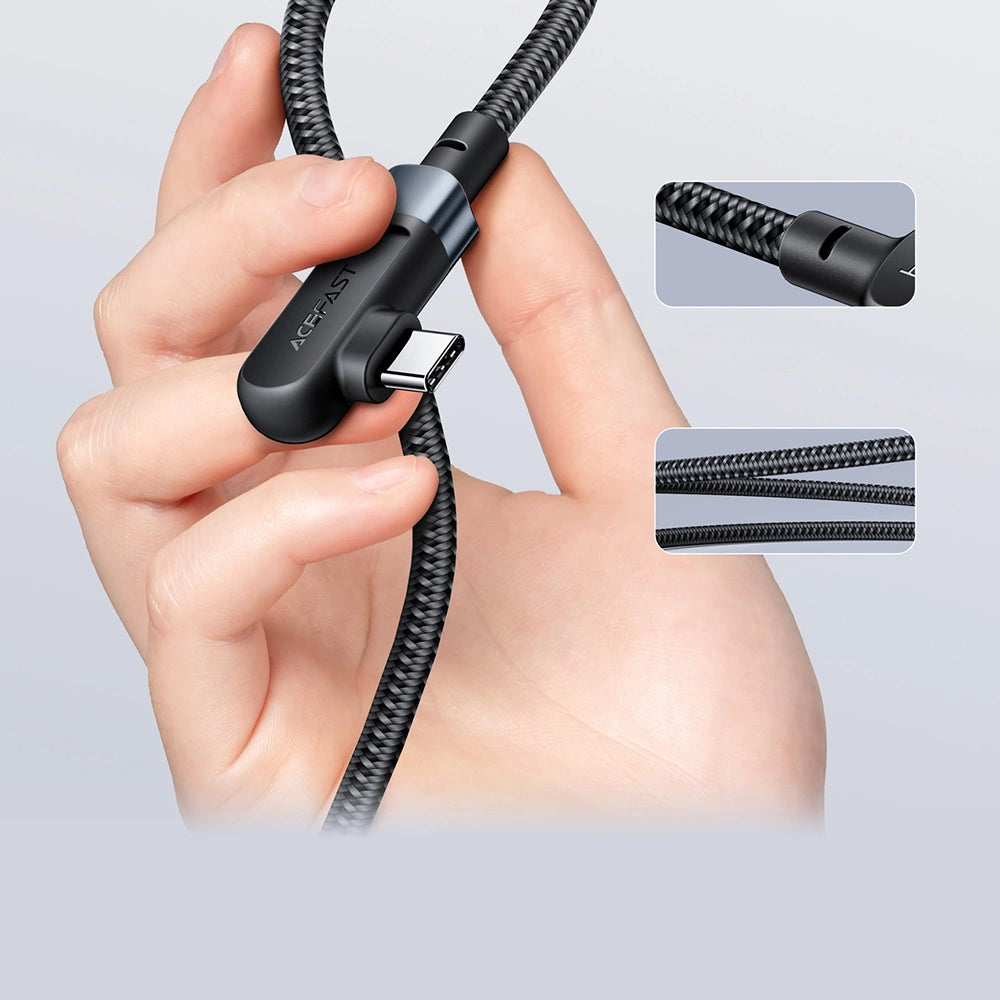 Acefast C5-03 Black USB-C - USB-C PD QC cable 100W 5A 480Mb/s 2m - black_6