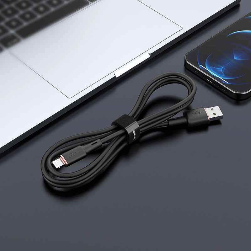 Acefast cable MFI USB - Lightning 1.2m, 2.4A black (C2-02 black)_3