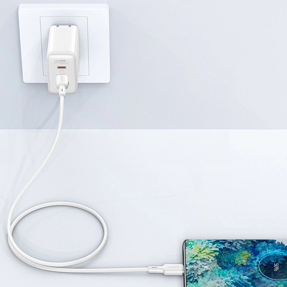 Acefast C2-03-CC USB-C - USB-C PD QC cable 60W 3A 480Mb/s 1.2m - white_8