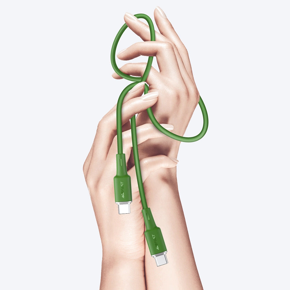 Acefast C2-03-CC USB-C - USB-C PD QC cable 60W 3A 480Mb/s 1.2m - green_9