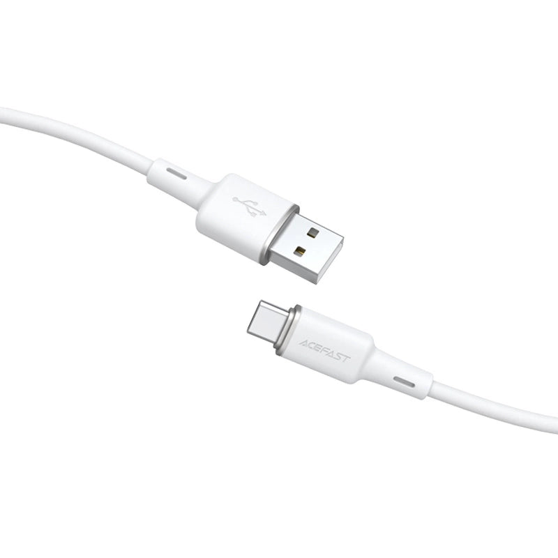 Acefast USB cable - USB Type C 1.2m, 3A white (C2-04 white)_1