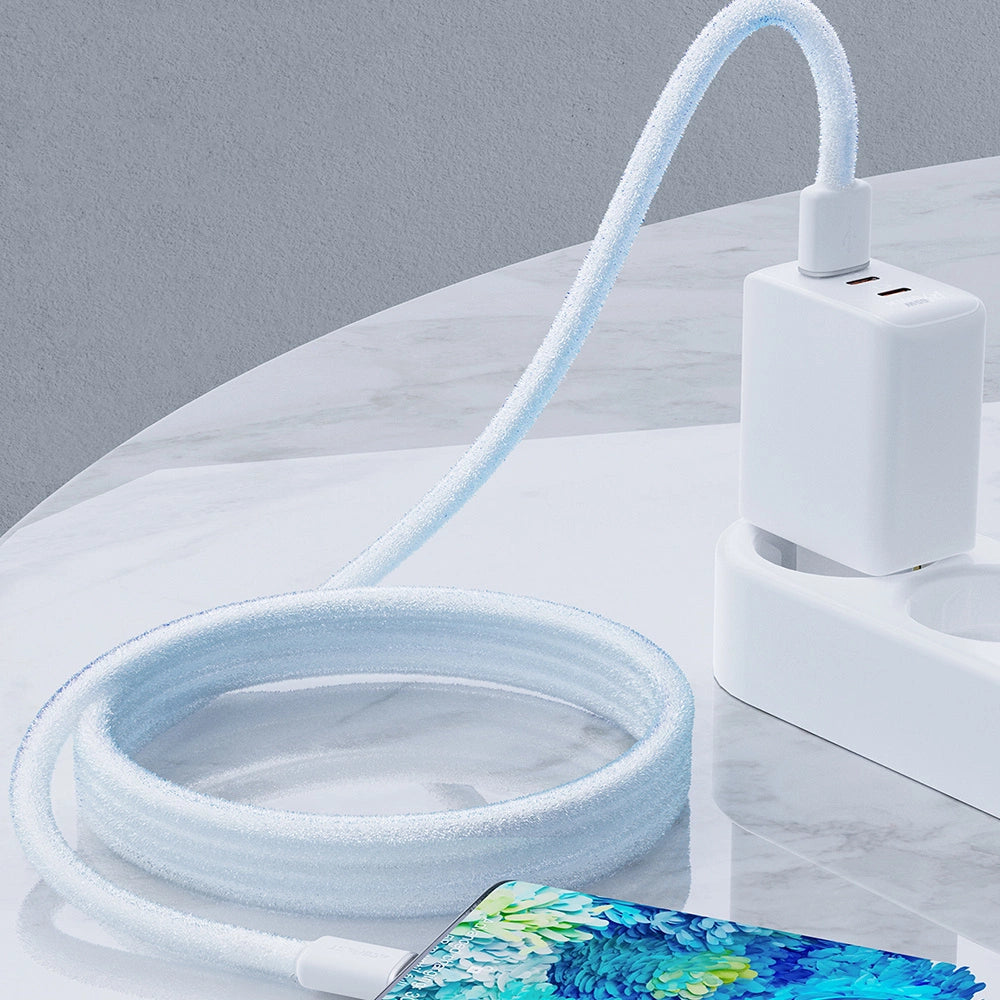 Acefast USB cable - USB Type C 1.2m, 3A white (C2-04 white)_10