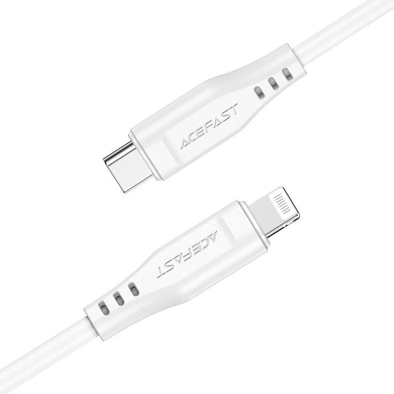 Acefast C3-01 Lightning - USB-C PD cable 30W 3A 480Mb/s 1.2m - white_1