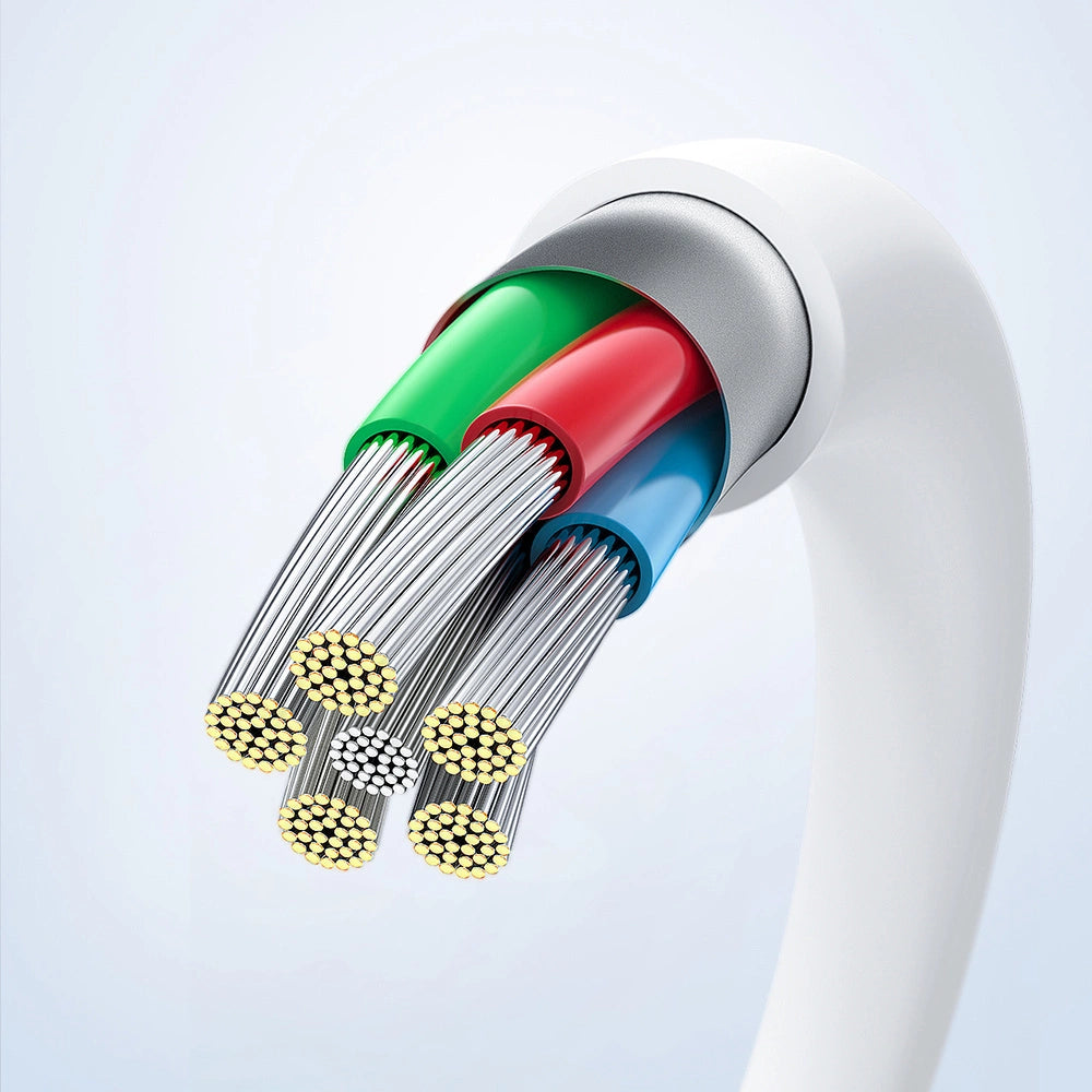 Acefast C3-03 USB-C - USB-C PD QC cable 60W 3A 480Mb/s 1.2m - white_9