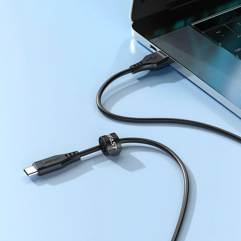 Acefast USB cable - USB Type C 1.2m, 3A black (C3-04 black)_5