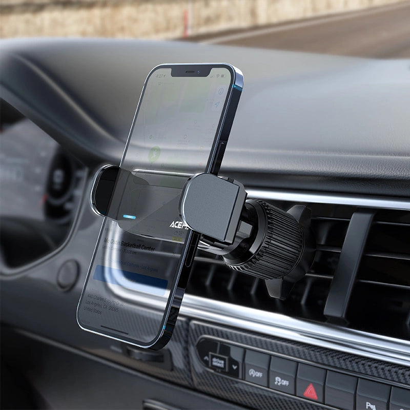 Acefast car automatic phone holder on the ventilation grille black (D9 black)_7