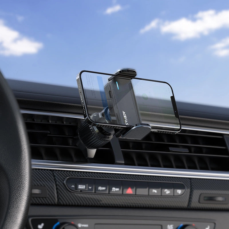 Acefast car automatic phone holder on the ventilation grille black (D9 black)_8