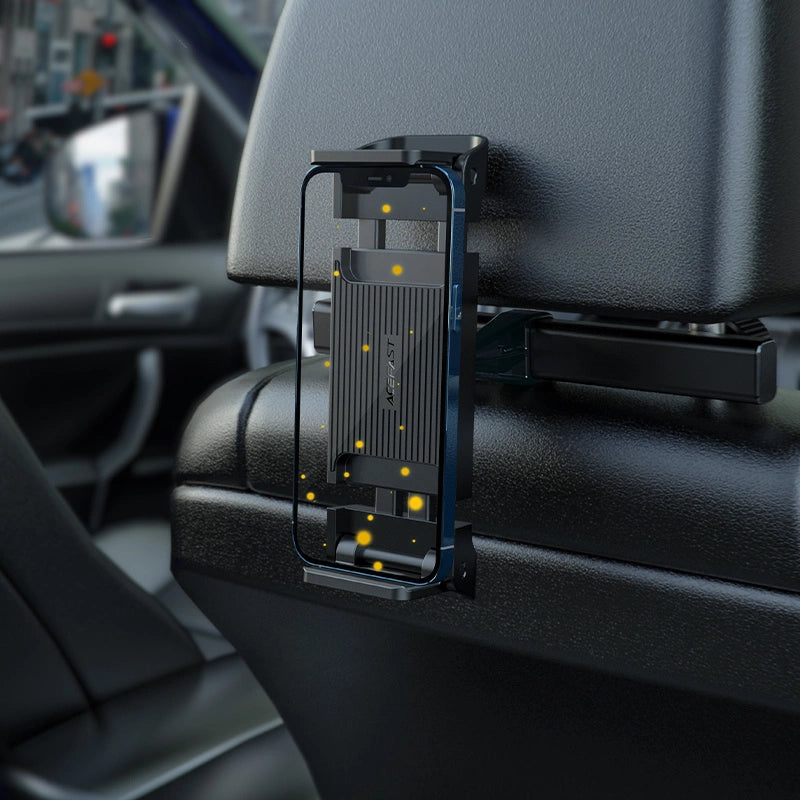Acefast car headrest holder for phone and tablet (135-230mm wide) black (D8 black)_7