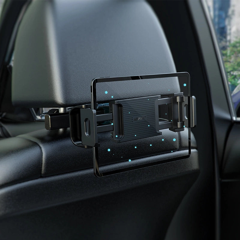 Acefast car headrest holder for phone and tablet (135-230mm wide) black (D8 black)_8