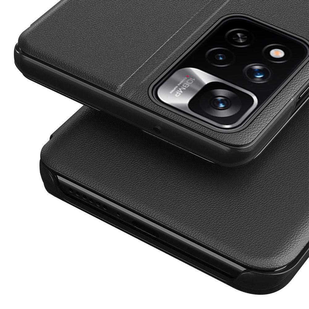 Eco Leather View Case elegant case with flip cover and stand function Xiaomi Redmi Note 11 Pro+ 5G (China) / 11 Pro 5G (China) / Mi11i HyperCharge / Poco X4 NFC 5G blue_6