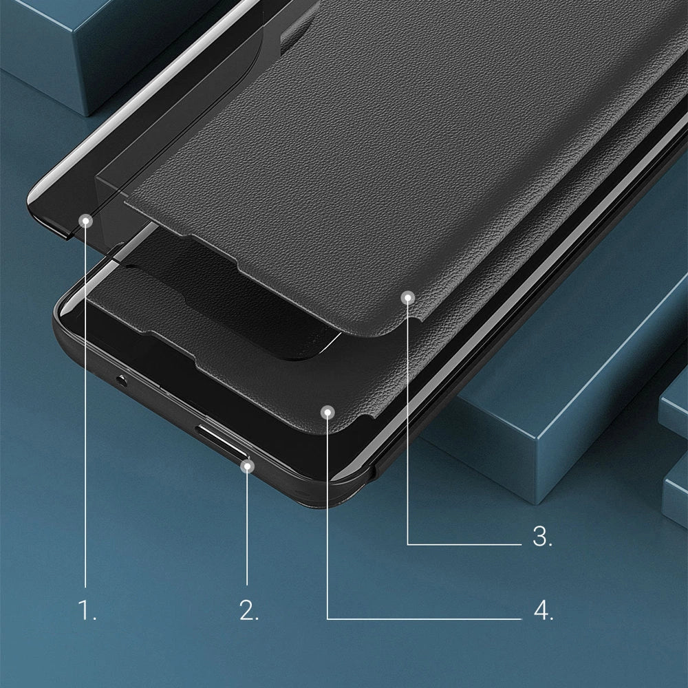 Eco Leather View Case elegant case with flip cover and stand function Xiaomi Redmi Note 11 Pro+ 5G (China) / 11 Pro 5G (China) / Mi11i HyperCharge / Poco X4 NFC 5G blue_14