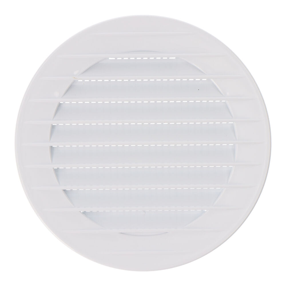 Grelha de ventilação redonda com inserção, abs, com suspeito ø90mm branco_0