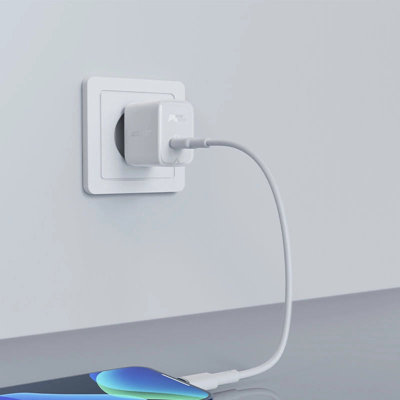 Acefast fast charger USB Type C 20W Power Delivery white (A1 EU white)_5