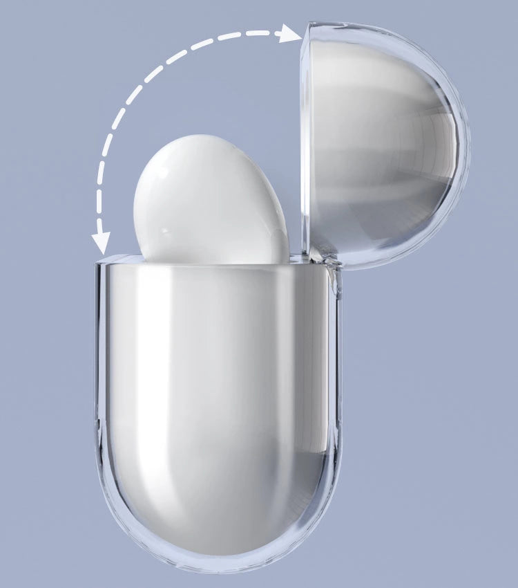 Case for AirPods 2 / AirPods 1 rigid, strong, transparent cover for headphones (case A)_1