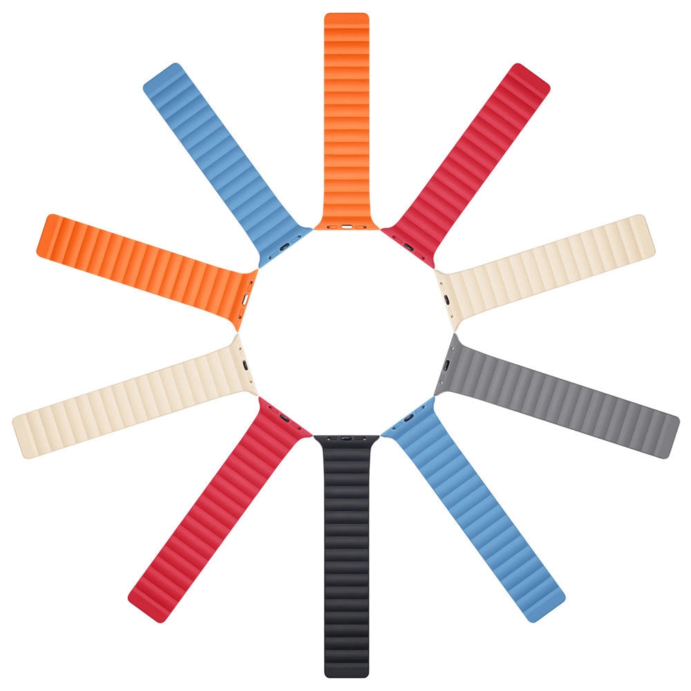 Dux Ducis Magnetic Strap Watch Strap 7/6/5/4/3/2 / SE (41/40 / 38mm) Magnetic Band Blue (Chain Version)_8