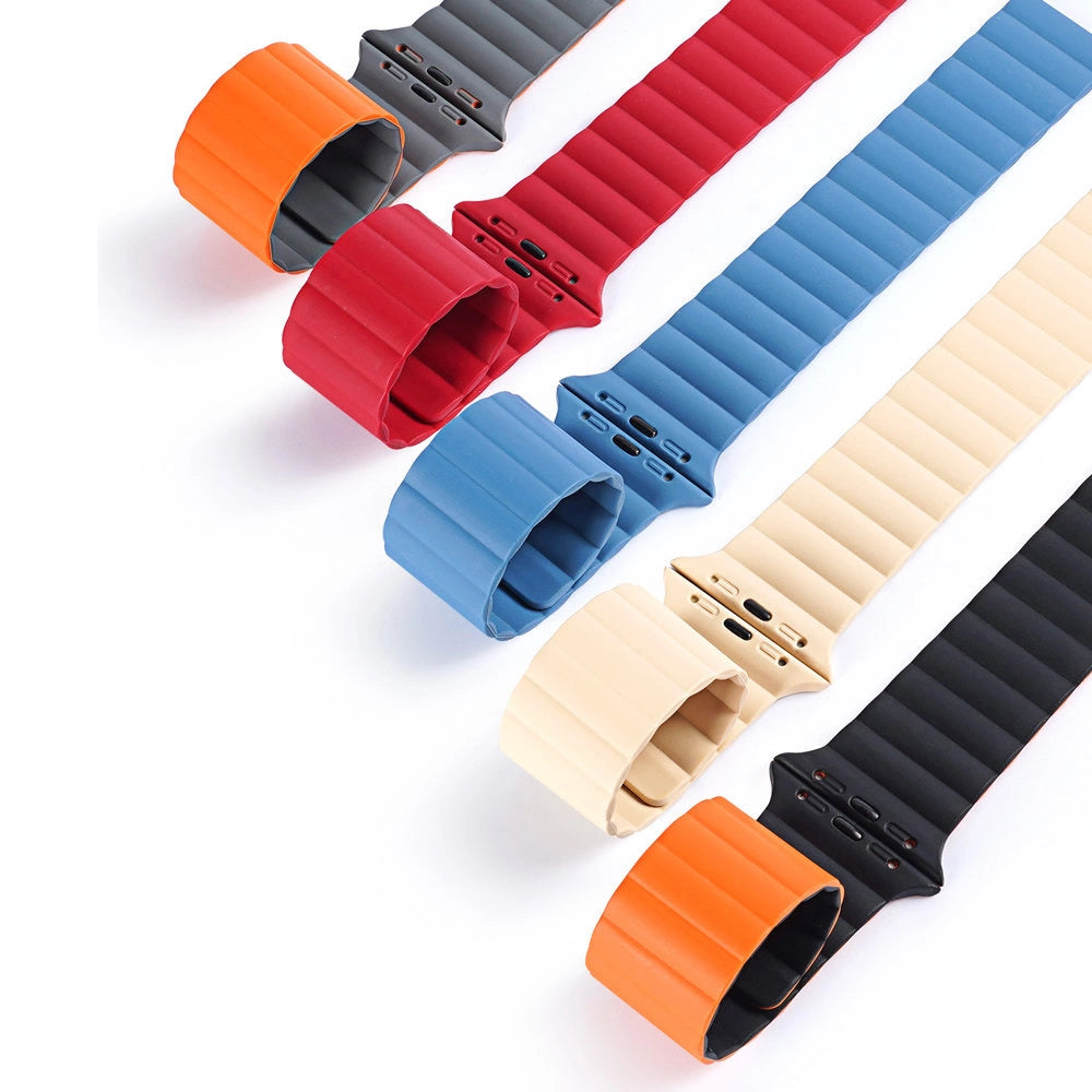Dux Ducis Magnetic Strap Watch Strap 7/6/5/4/3/2 / SE (41/40 / 38mm) Magnetic Band Blue (Chain Version)_10