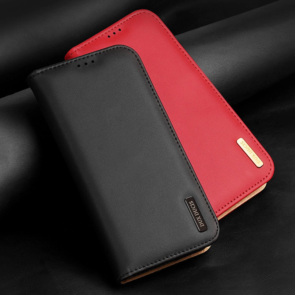 Dux Ducis Hivo Leather Flip Cover Genuine Leather Wallet For Cards And Documents Samsung Galaxy S22 + (S22 Plus) Blue_16