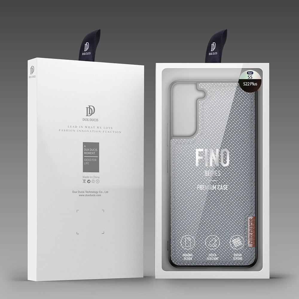 Dux Ducis Fino case is made of nylon material for Samsung Galaxy S22 + (S22 Plus) blue_4