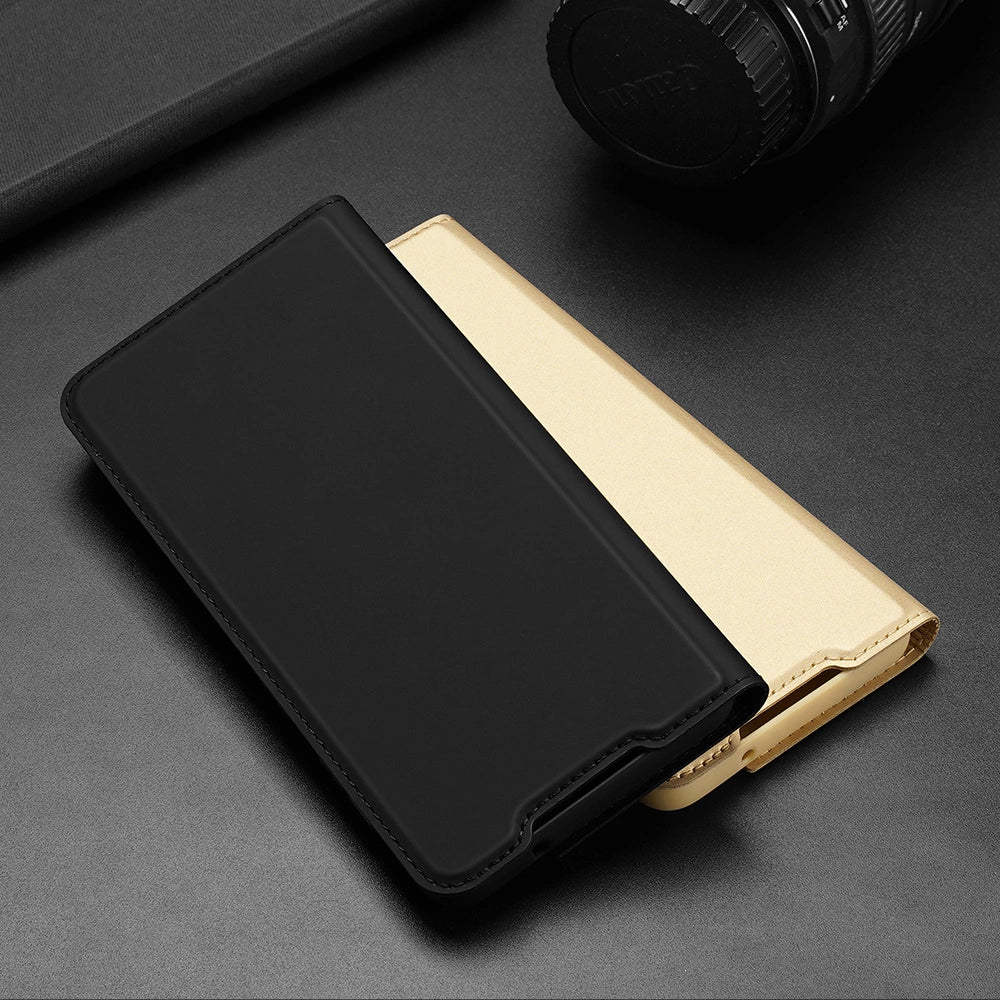 Dux Ducis Skin Pro Holster Cover Flip Cover for Samsung Galaxy S22 + (S22 Plus) gold_19