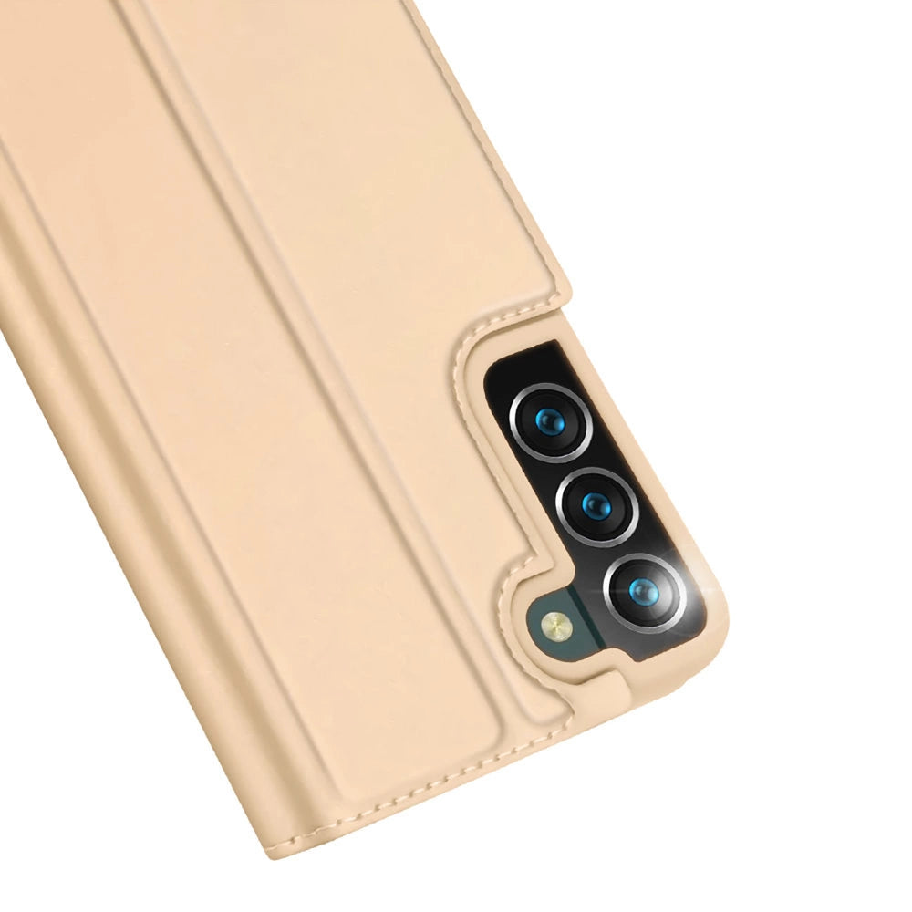 Dux Ducis Skin Pro Holster Cover Flip Cover for Samsung Galaxy S22 + (S22 Plus) gold_2
