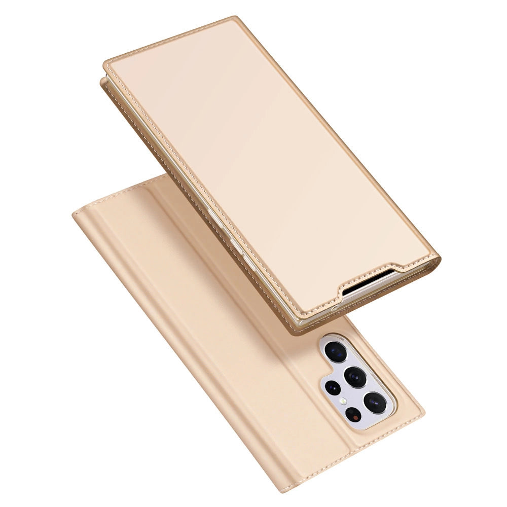 Dux Ducis Skin Pro Holster Cover for Samsung Galaxy S22 Ultra gold_0