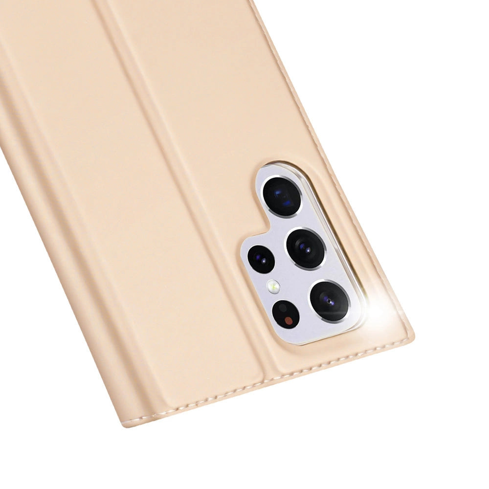 Dux Ducis Skin Pro Holster Cover for Samsung Galaxy S22 Ultra gold_2