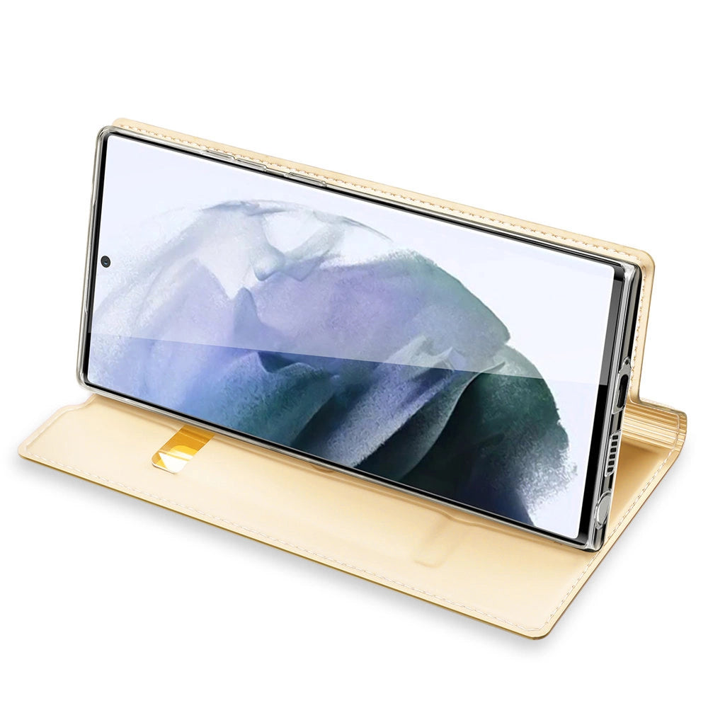 Dux Ducis Skin Pro Holster Cover for Samsung Galaxy S22 Ultra gold_3