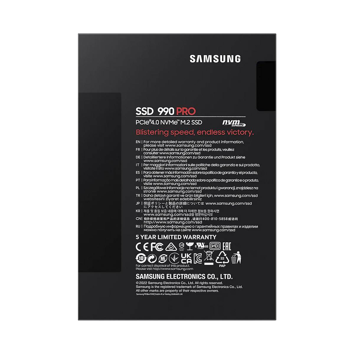 SSD M.2 2280 Samsung 990 Pro 2TB MLC V-NAND NVMe PCIe Gen 4.0x4
