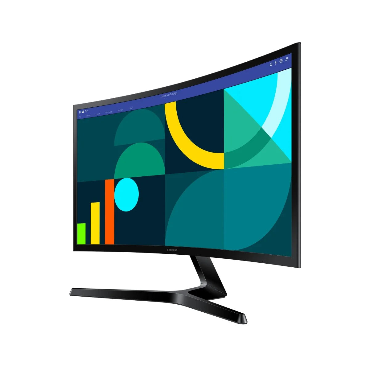 Monitor Curvo Samsung Essential S36GD 27" FHD Preto_1