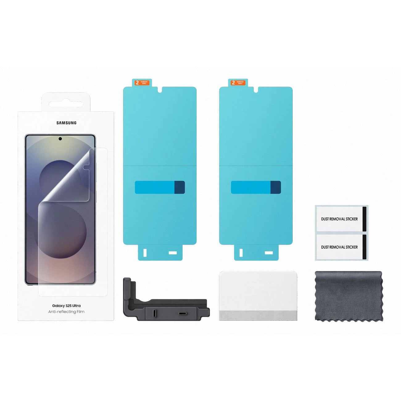 Película antirreflexo Oficial Samsung EF-US938CTEGWW para Samsung Galaxy S25 Ultra / 2 pcs