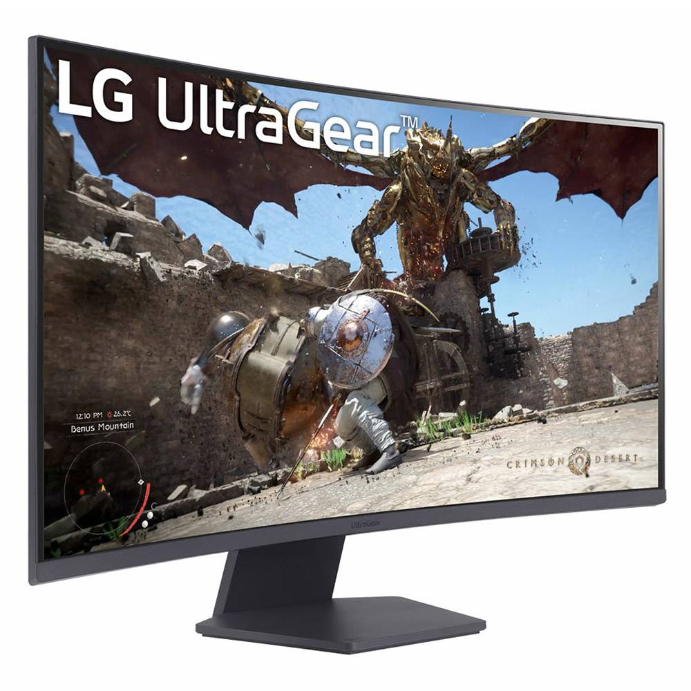 Monitor Curvo LG UltraGear 32GS60QC-B VA 31.5" QHD 16:9 180Hz FreeSync