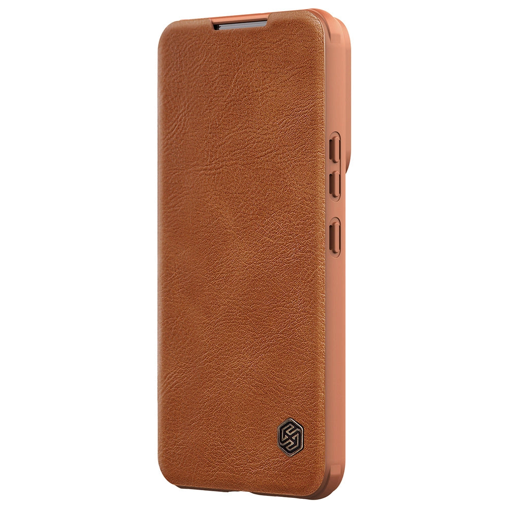 Nillkin Qin Leather Pro Case Case for Samsung Galaxy S22+ (S22 Plus) Camera Protector Holster Cover Flip Case Brown_3