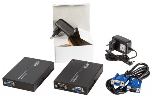 Aten VE150A extensor audio/video Transmisor y receptor de señales AV Negro_2