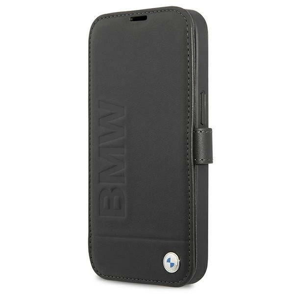 Etui BMW BMFLBKP13SSLLBK iPhone 13 mini 5,4" czarny/black book Signature_0