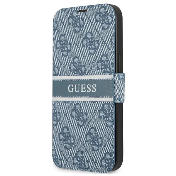 Guess 4G Stripe Case for iPhone 13 Pro / 13 6.1" - Blue_0
