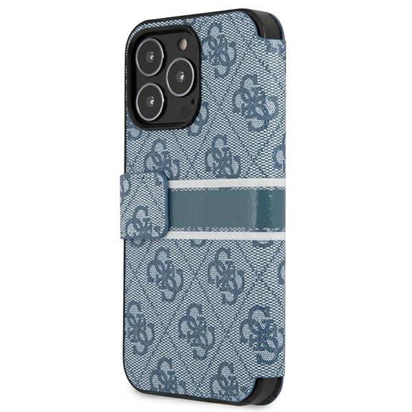 Guess 4G Stripe Case for iPhone 13 Pro / 13 6.1" - Blue_3