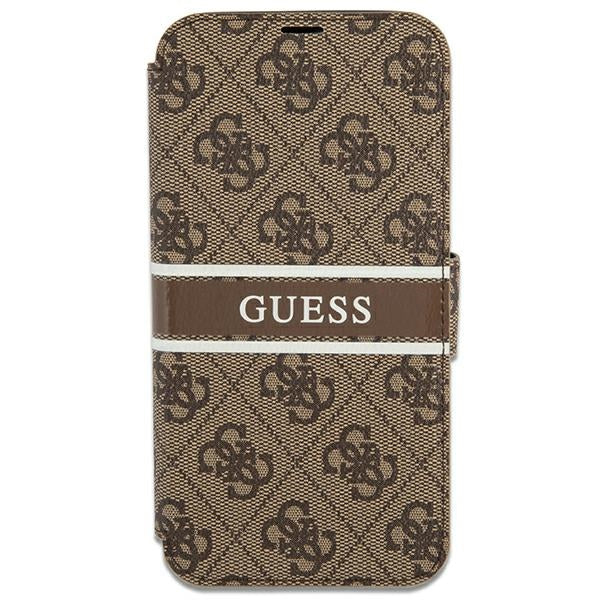 Guess GUBKP13L4GDBR iPhone 13 Pro / 13 6.1" brown/brown book 4G Stripe_1
